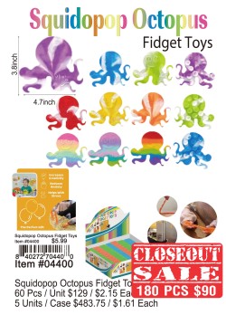Squidopop Octopus Fidget Toys